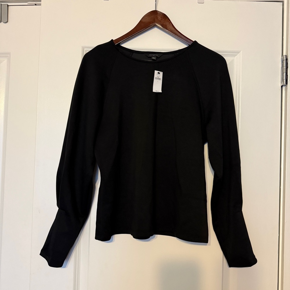 Elegant Buttery-soft Black Women's Top